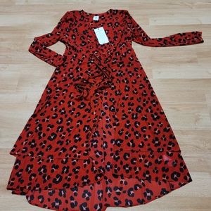 CAbi - Siren Red Dress - Medium - NWT - # 5571